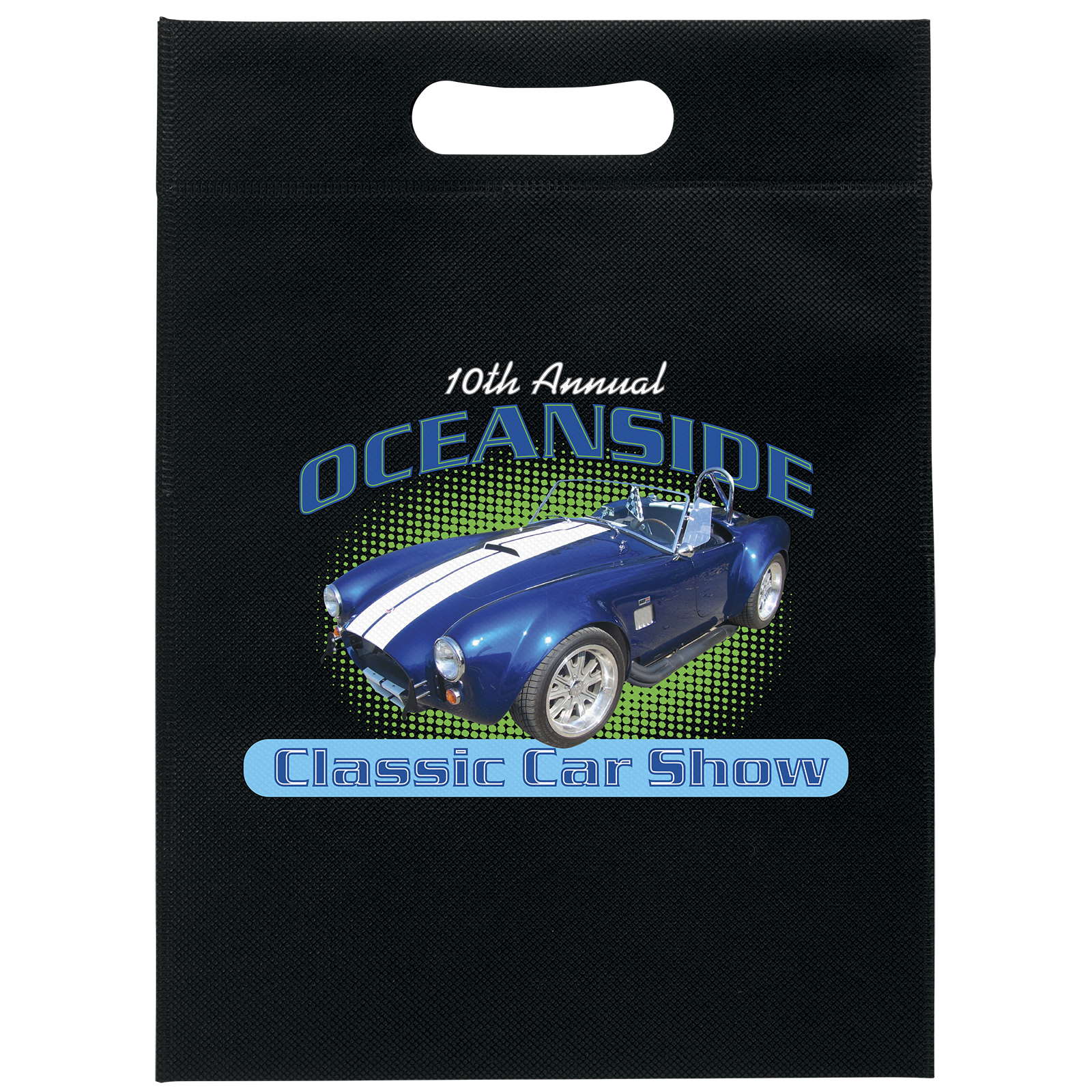 10W x 14H - Non-Woven Die Cut Bag- ColorVista 1