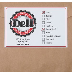 Adhesive Label - Direct Print (8 1/2" x 5") 1 Adhesive Label - Direct Print (8 1/2" x 5") 1