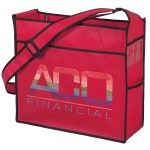 Ultimate™ - Non-Woven Tote - Sparkle - Red Logo Ultimate™ - Non-Woven Tote - Sparkle - Red Logo