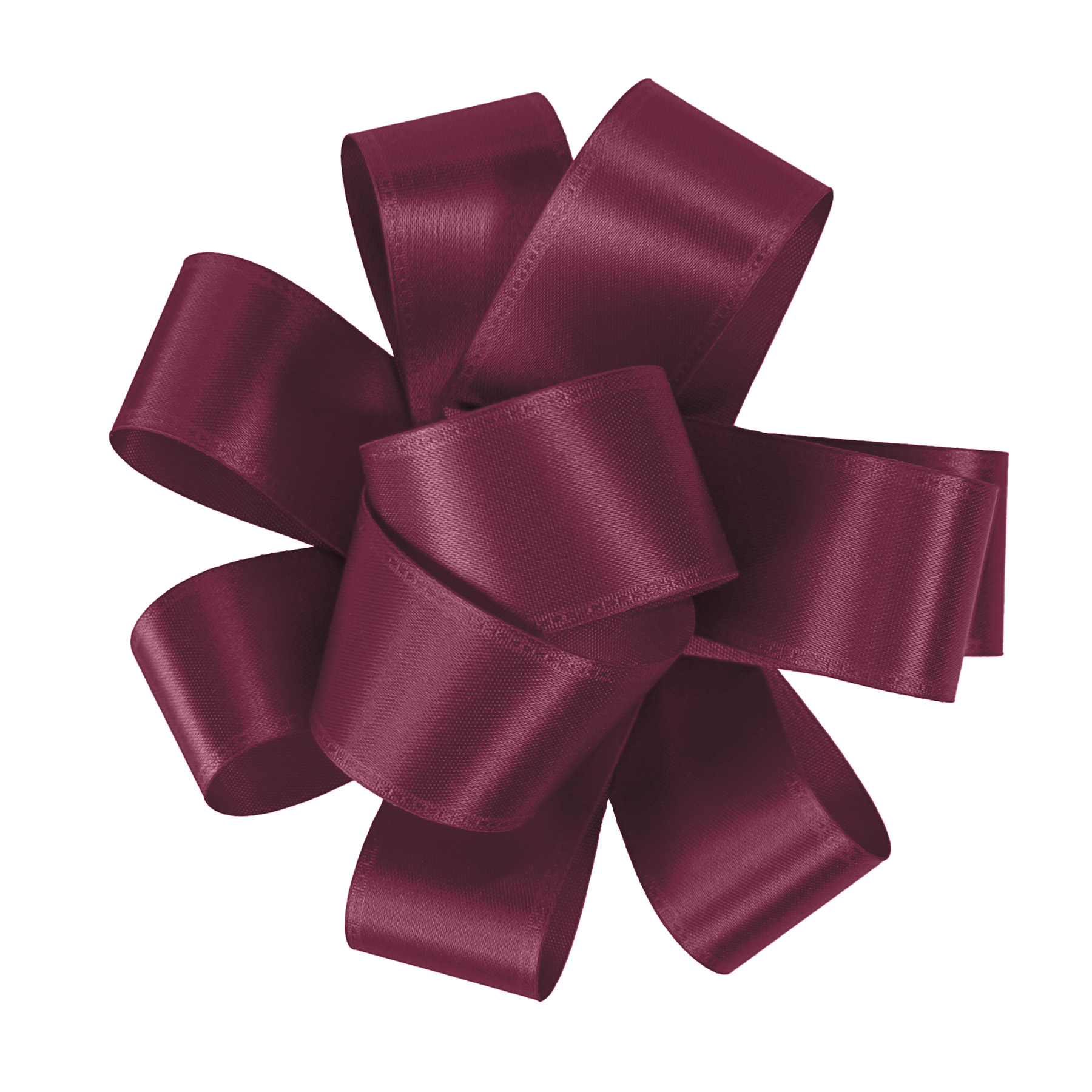 1" Badge Satin Bow - Sparkle 1