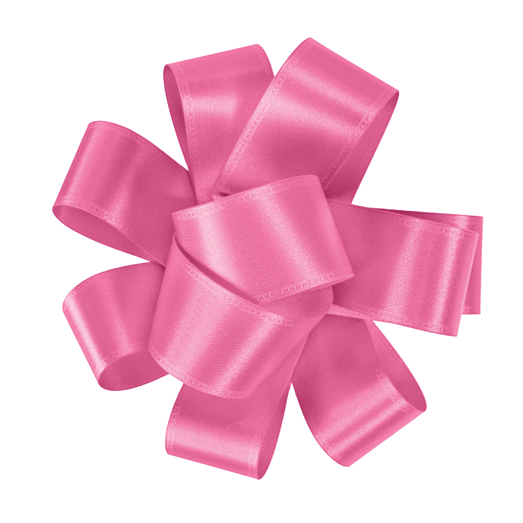 1" Badge Satin Bow - Sparkle 1