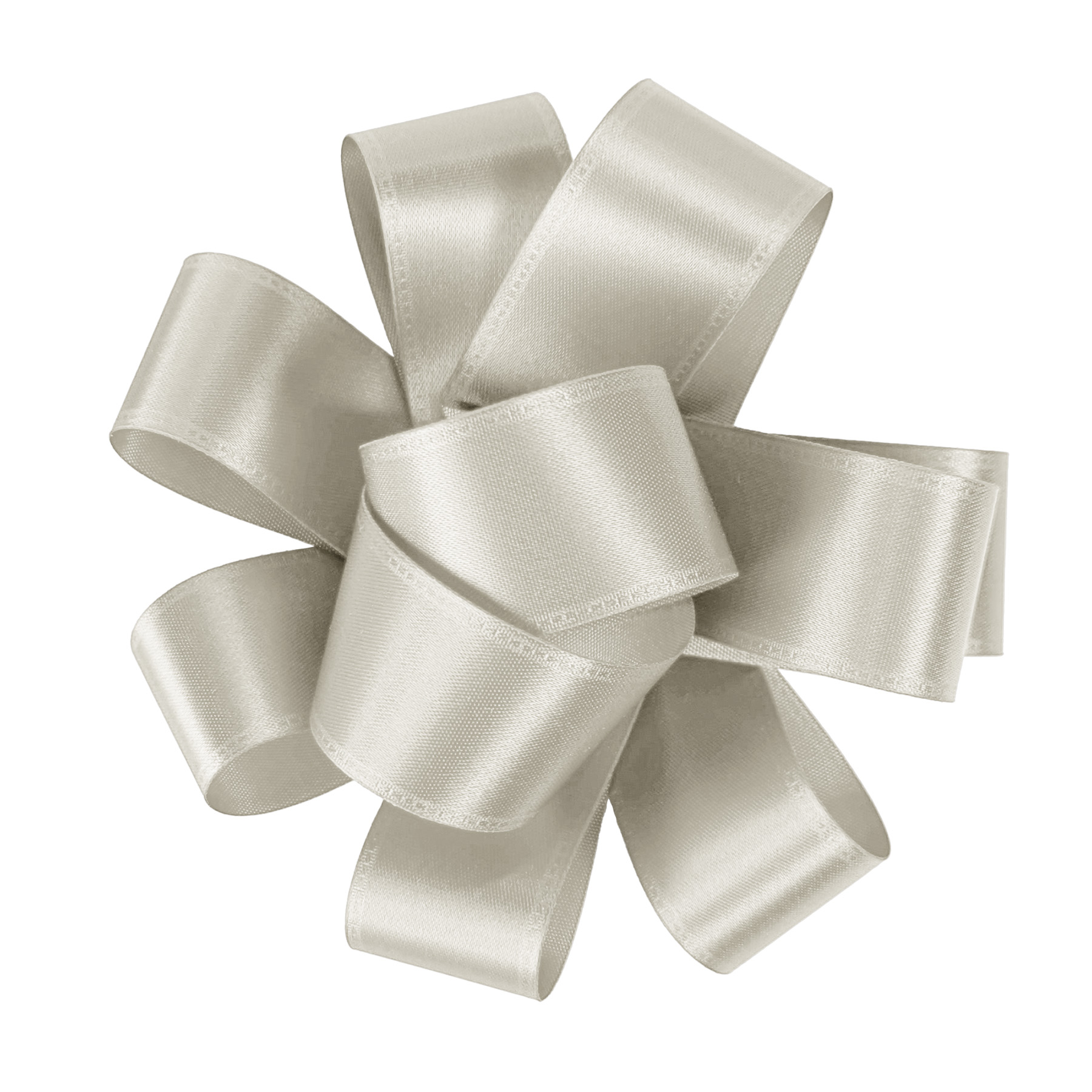 1" Badge Satin Bow - Sparkle 1