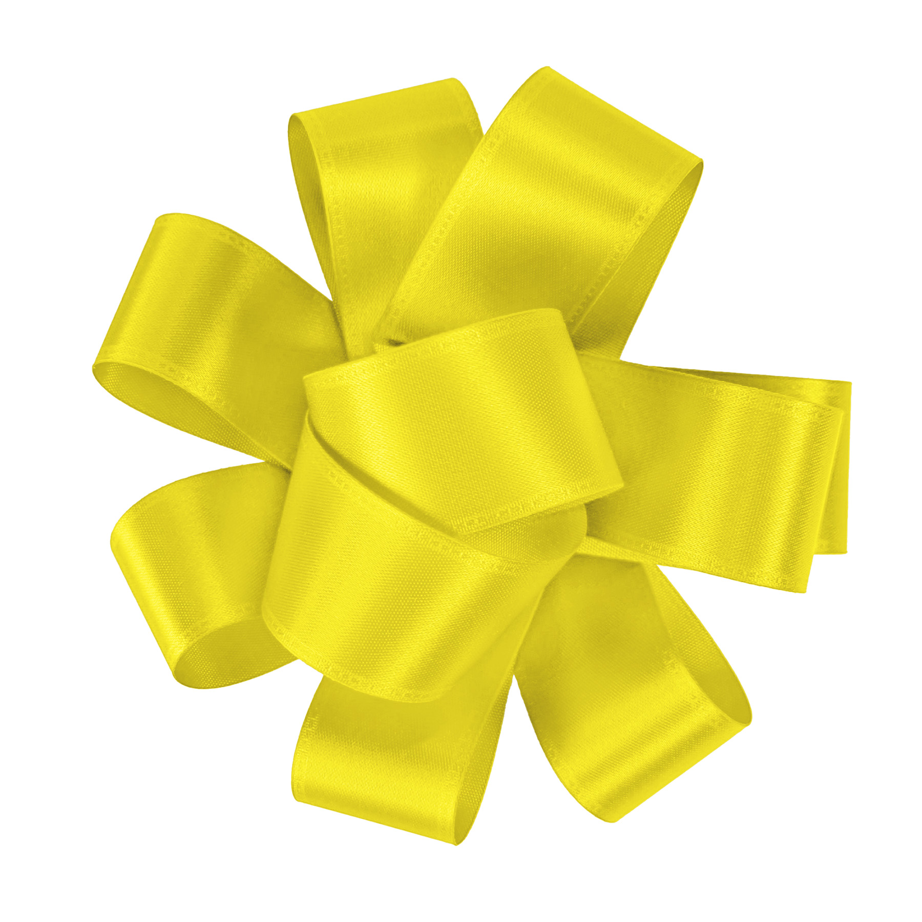 1" Badge Satin Bow - Sparkle 1