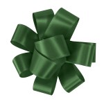 1" Badge Satin Bow - Sparkle - Hunter Green Blank 1" Badge Satin Bow - Sparkle - Hunter Green Blank