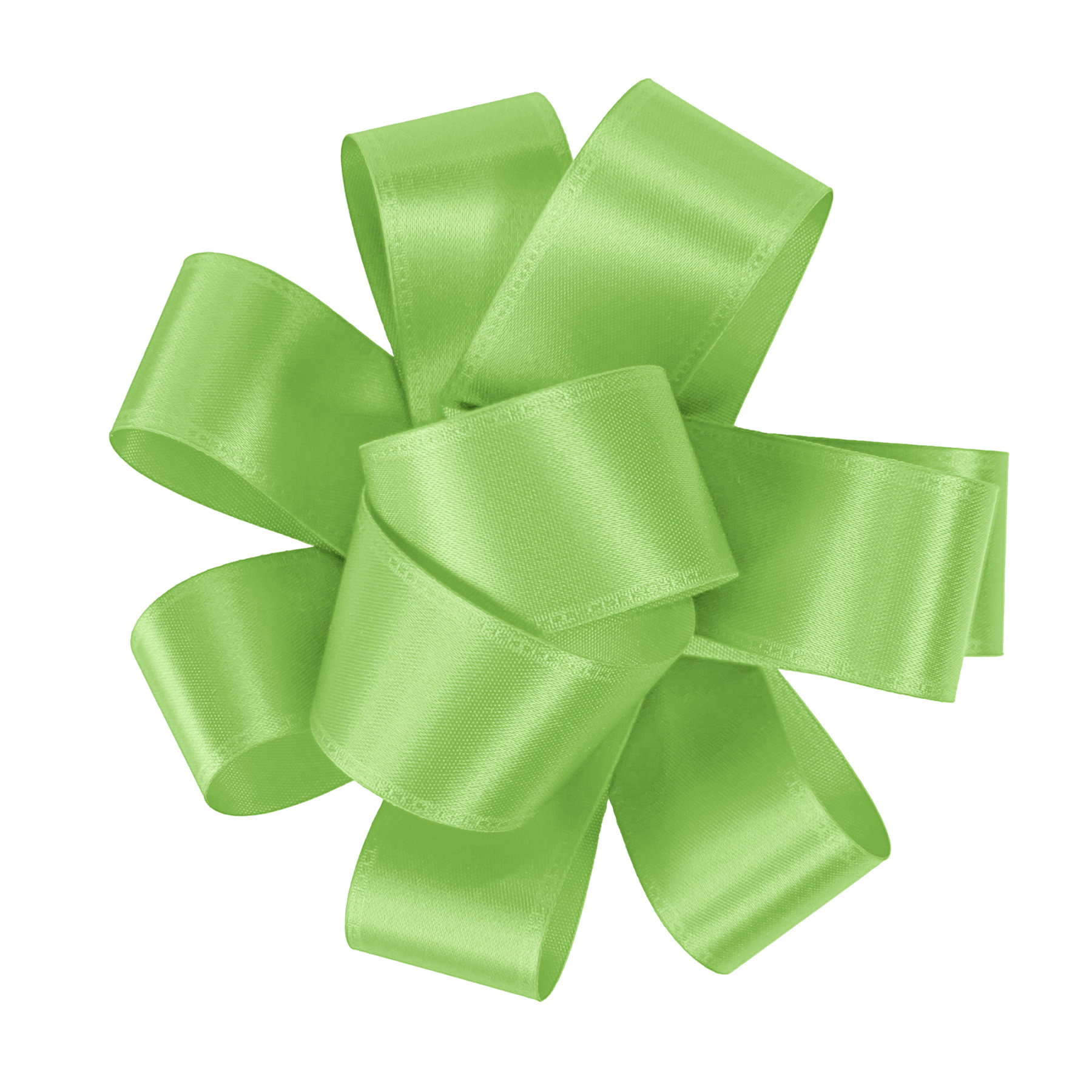 1" Badge Satin Bow - Sparkle 1