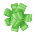 1" Badge Satin Bow - Sparkle - Lime Green Blank 1" Badge Satin Bow - Sparkle - Lime Green Blank
