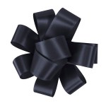 1" Badge Satin Bow - Sparkle - Navy Blue Blank 1" Badge Satin Bow - Sparkle - Navy Blue Blank
