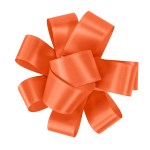 1" Badge Satin Bow - Sparkle - Orange Blank 1" Badge Satin Bow - Sparkle - Orange Blank