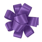 1" Badge Satin Bow - Sparkle - Purple Blank 1" Badge Satin Bow - Sparkle - Purple Blank