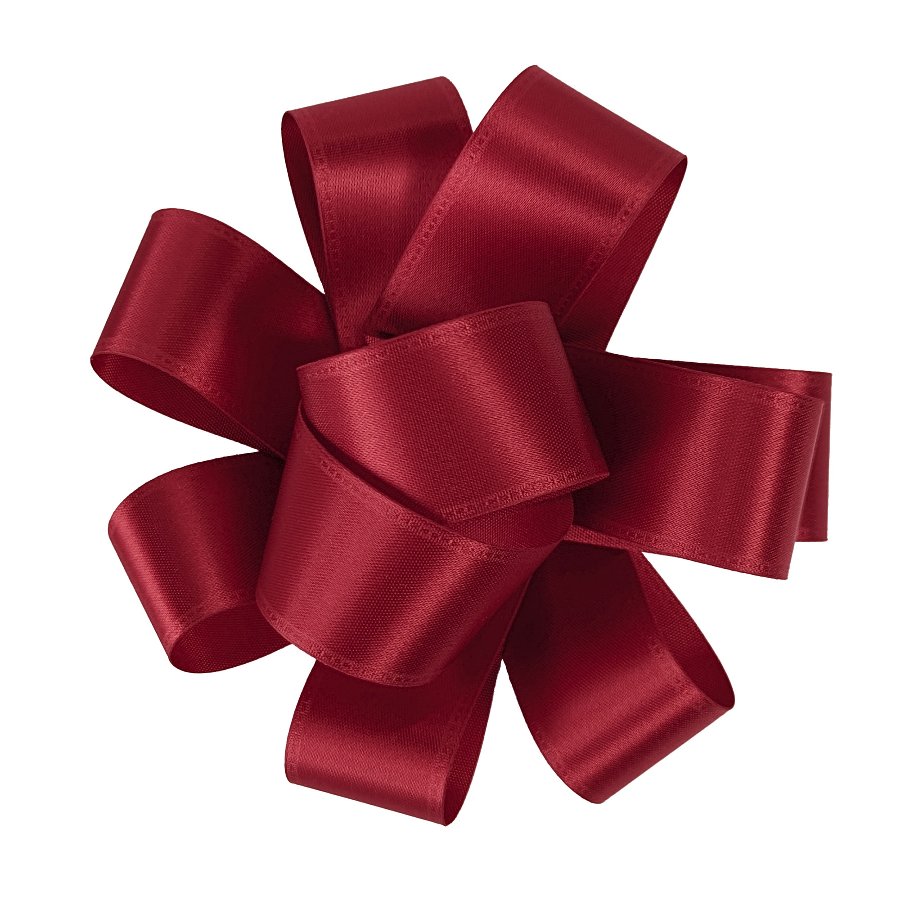 1" Badge Satin Bow - Sparkle 1