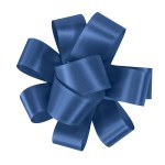 1" Badge Satin Bow - Sparkle - Royal Blue Blank 1" Badge Satin Bow - Sparkle - Royal Blue Blank