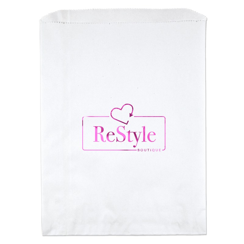 10W x 13H Merchandise Bag - Foil Print 1 10W x 13H Merchandise Bag - Foil Print 1