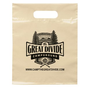 9 1/2W x 12H Die Cut Handle Bag - Flexo Ink Print 1 9 1/2W x 12H Die Cut Handle Bag - Flexo Ink Print 1