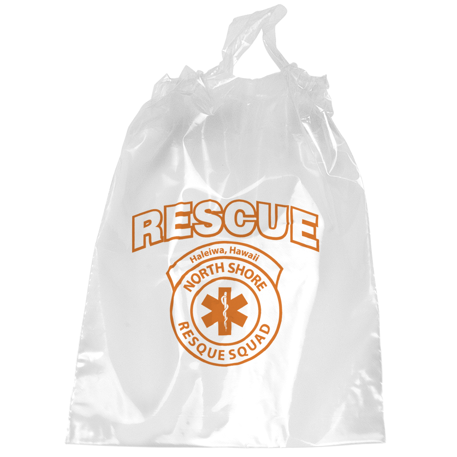 12W x 15H x 3 Poly-Draw Bag - Flexo Ink Print 1