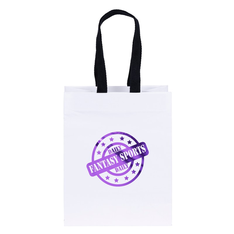 Ash - Woven Handle White Eurototes - Foil Print 1 Ash - Woven Handle White Eurototes - Foil Print 1