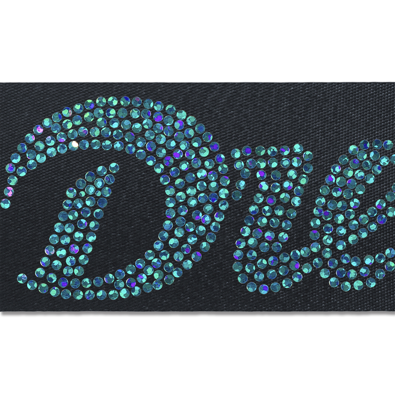 2" Badge Satin Ribbon - 50yd Roll - Sparkle 1