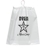 16W x 18H x 4 Cotton Draw Bag - Flexo Ink Print 1 16W x 18H x 4 Cotton Draw Bag - Flexo Ink Print 1
