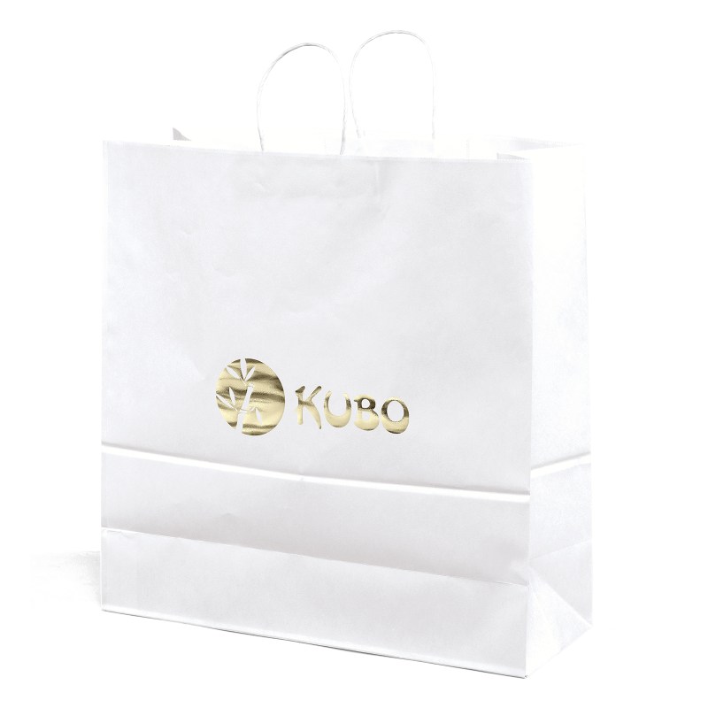 Duke - White Shopper - Foil Print 1 Duke - White Shopper - Foil Print 1