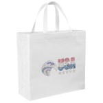 Patriot™ - USA Made Non-Woven Tote - Sparkle - White Logo Patriot™ - USA Made Non-Woven Tote - Sparkle - White Logo