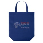 Patriot™ - USA Made Non-Woven Tote - Sparkle - Royal Blue Logo Patriot™ - USA Made Non-Woven Tote - Sparkle - Royal Blue Logo