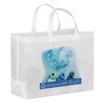 Sea™ - R-PET Non-Woven Totes - Sublimation - White Logo Sea™ - R-PET Non-Woven Totes - Sublimation - White Logo