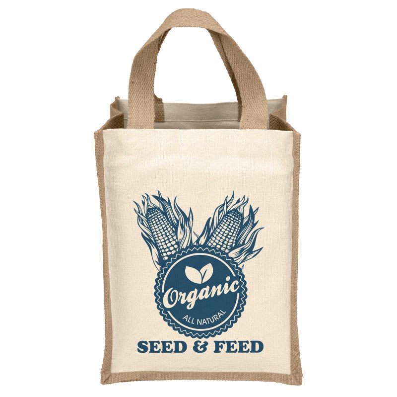 Mimi™ - Natural Tote - Screen Print 1 Mimi™ - Natural Tote - Screen Print 1