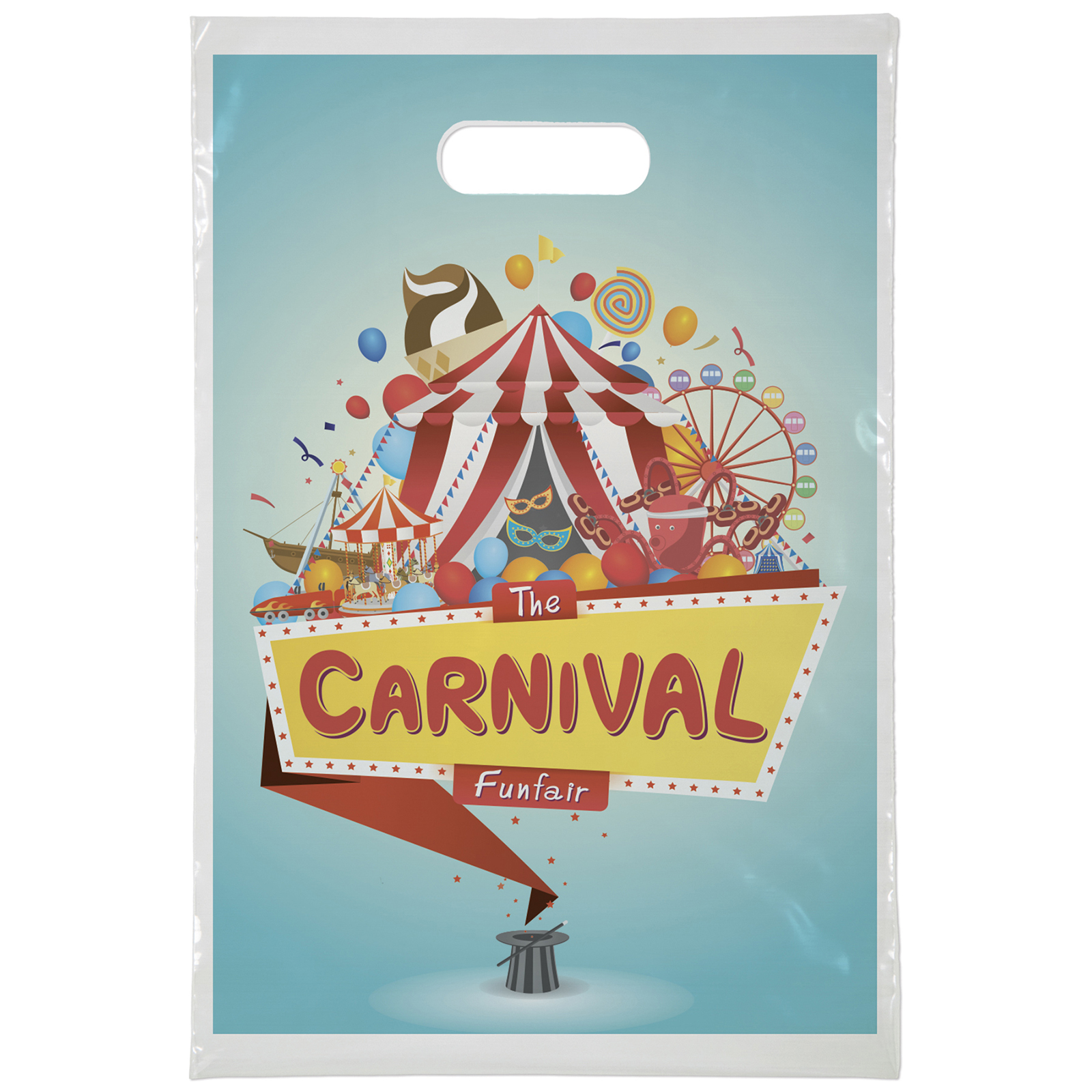 10W x 15H Die Cut Bag - Digital Full Color 1
