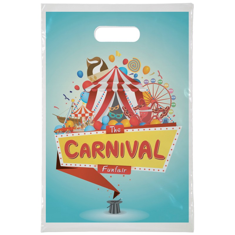 10W x 15H Die Cut Bag - Digital Full Color 1 10W x 15H Die Cut Bag - Digital Full Color 1