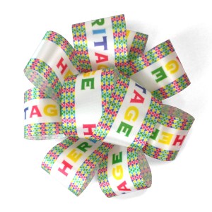 1 1/2" Badge Satin Bow -Sublimation 1 1 1/2" Badge Satin Bow -Sublimation 1