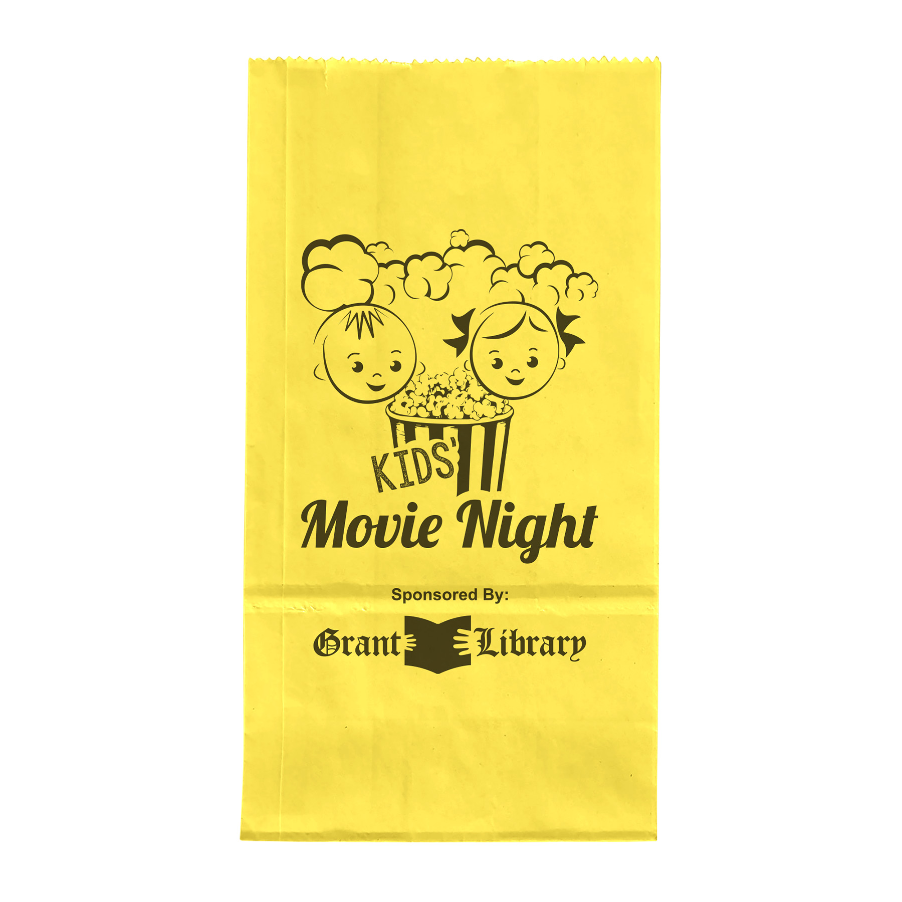 2# Popcorn Bag - Flexo Ink Print 1