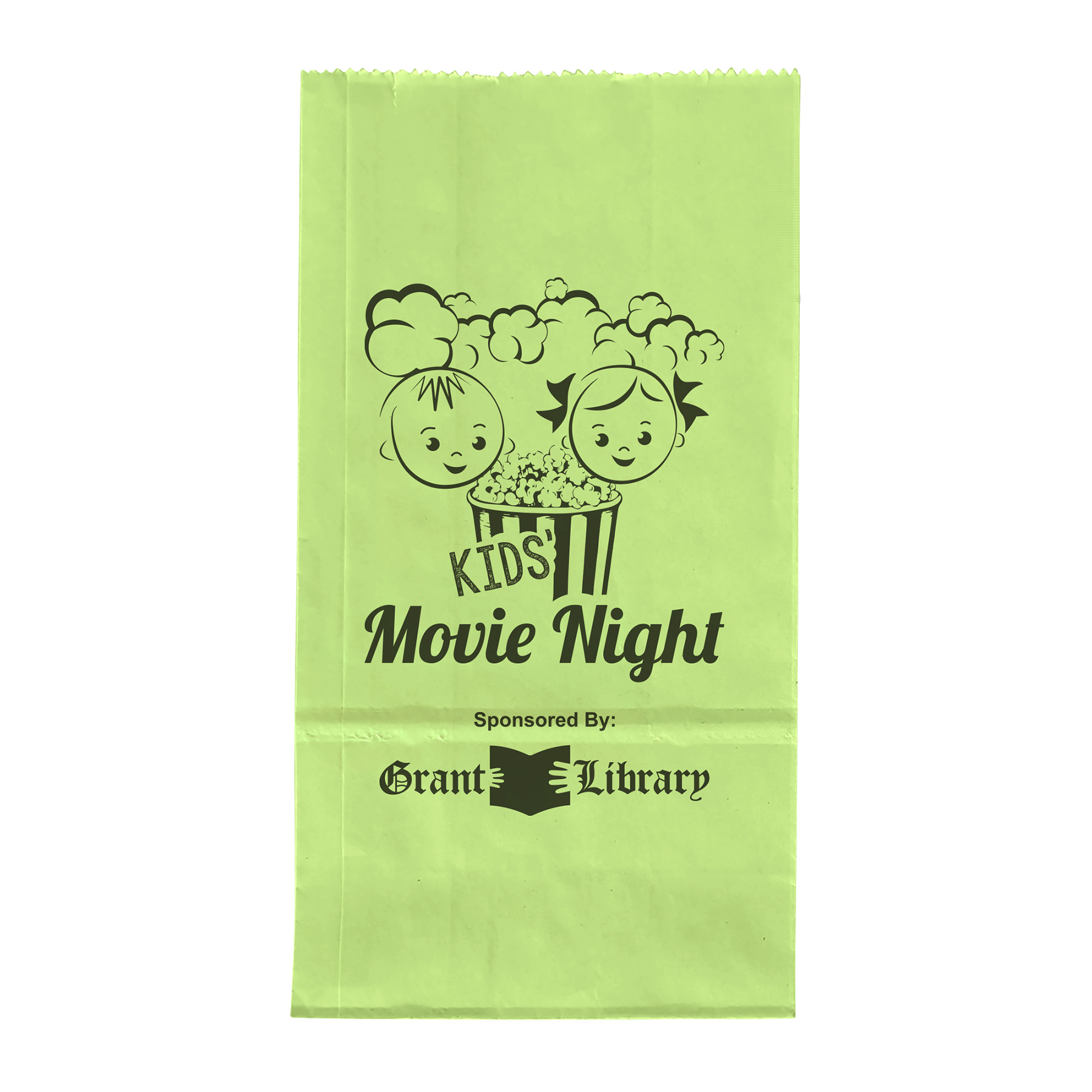 2# Popcorn Bag - Flexo Ink Print 1