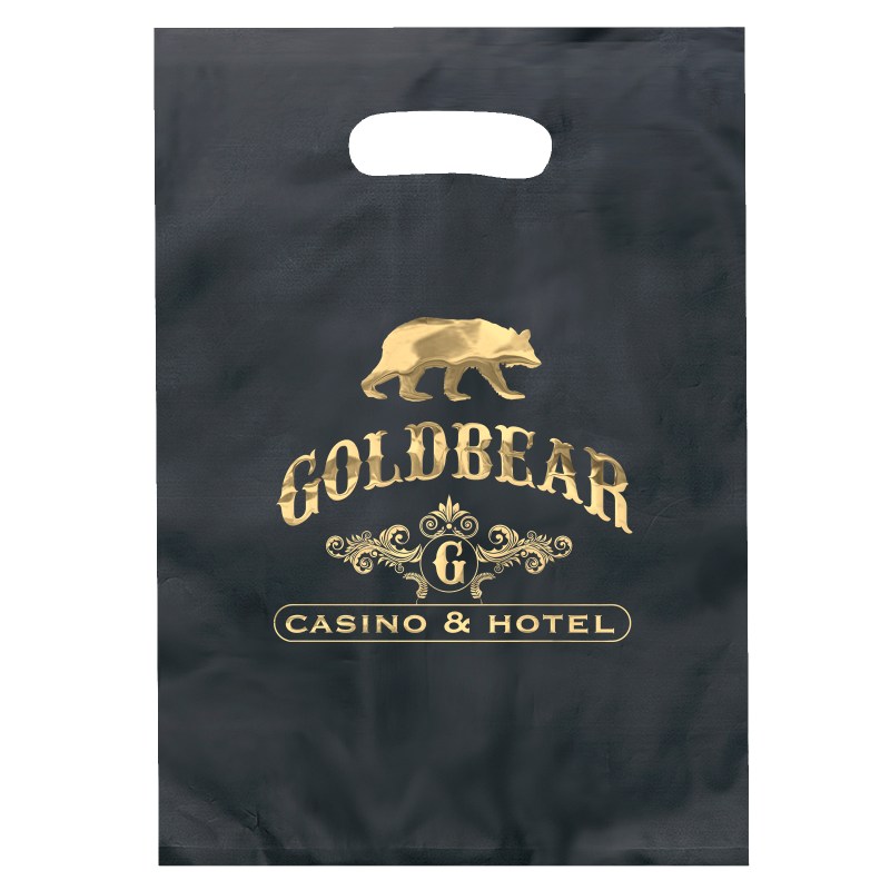 Asterâ„¢ - Frosted Brite Die Cut Handle - Foil Print 1 Asterâ„¢ - Frosted Brite Die Cut Handle - Foil Print 1