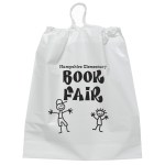 9½W x 12H Cotton Draw Bag - Flexo Ink Print 1 9½W x 12H Cotton Draw Bag - Flexo Ink Print 1