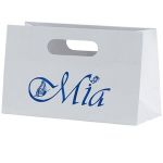 Mia™ - Boutique Die Cut Handle Tote - Foil Print 1 Mia™ - Boutique Die Cut Handle Tote - Foil Print 1