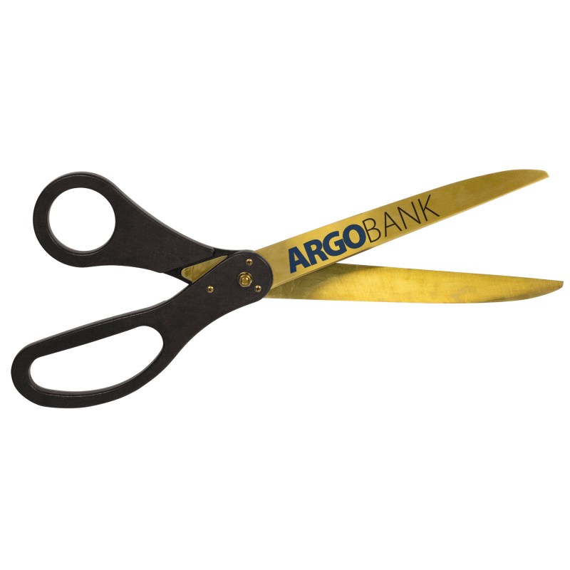 30" Large Scissors - Gold Blades - Direct Print 1 30" Large Scissors - Gold Blades - Direct Print 1