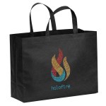 Sea™ - R-PET Non-Woven Totes - Sparkle - Black Logo Sea™ - R-PET Non-Woven Totes - Sparkle - Black Logo