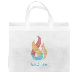 Sea™ - R-PET Non-Woven Totes - Sparkle - White Logo Sea™ - R-PET Non-Woven Totes - Sparkle - White Logo