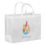 Sea™ - R-PET Non-Woven Totes - Sparkle - White Logo Sea™ - R-PET Non-Woven Totes - Sparkle - White Logo