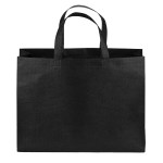 Sea™ - R-PET Non-Woven Totes - Sparkle - Black Blank Sea™ - R-PET Non-Woven Totes - Sparkle - Black Blank
