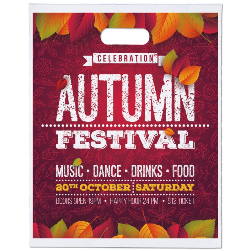 12W x 15H Die Cut Bag - Digital Full Color 1 12W x 15H Die Cut Bag - Digital Full Color 1