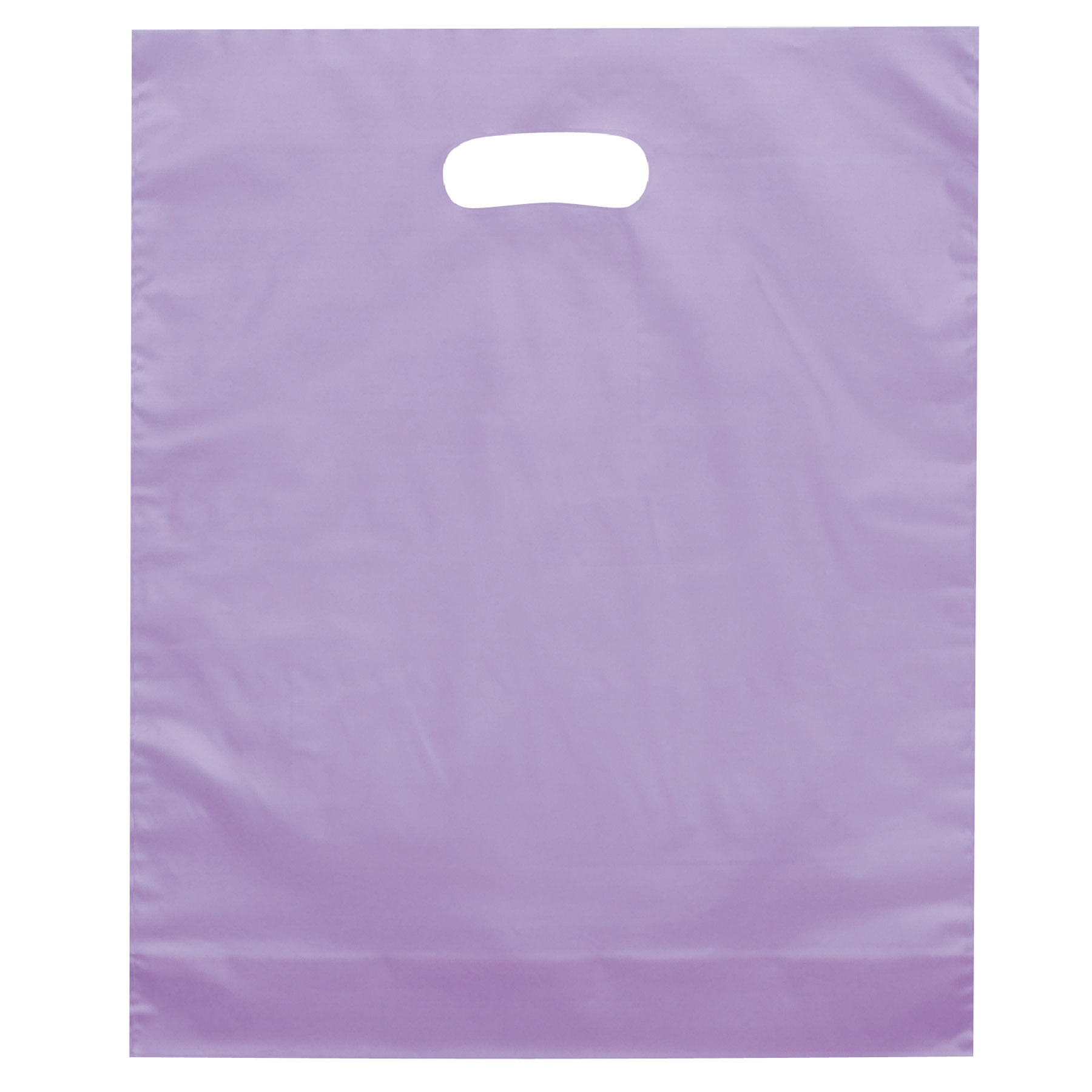 Orchid™ - Frosted Brite Die Cut Handle - Flexo Ink Print 1
