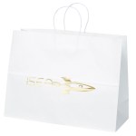 Vogue - White Shopper - Foil Print 1 Vogue - White Shopper - Foil Print 1