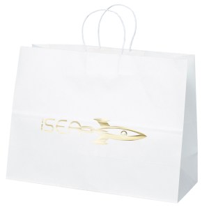 Vogue - White Shopper - Foil Print 1 Vogue - White Shopper - Foil Print 1
