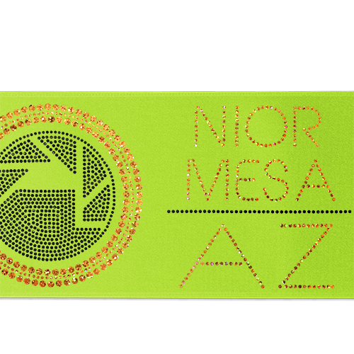 5" Badge Satin Ribbon - 100yd Roll - Sparkle 1 5" Badge Satin Ribbon - 100yd Roll - Sparkle 1