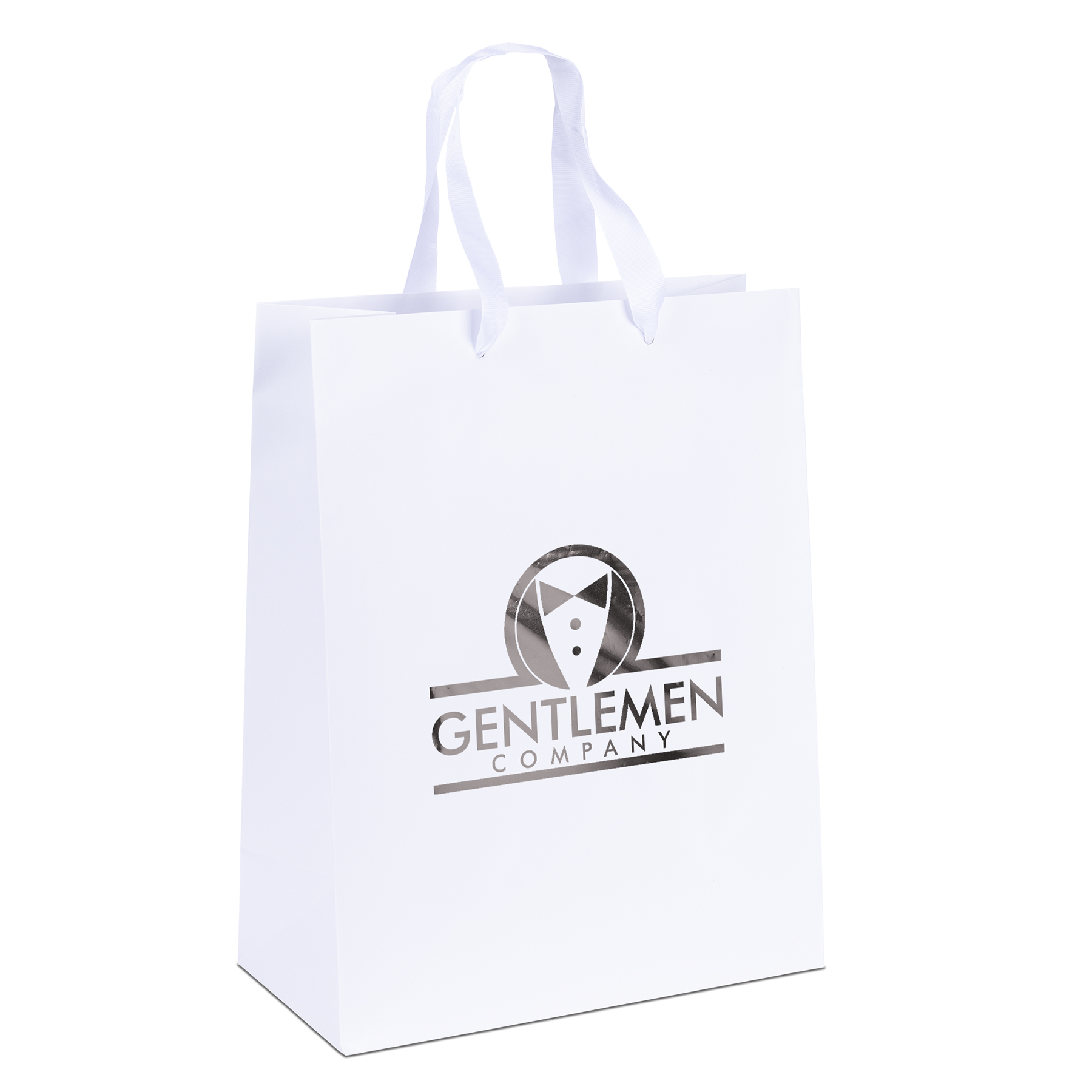 Mary™ - Ribbon Handle Matte Eurotote - Foil Print 1