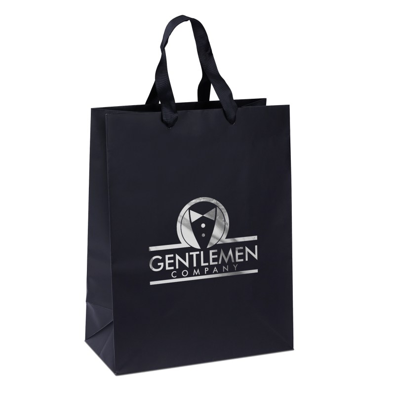 Mary™ - Ribbon Handle Matte Eurotote - Foil Print 1 Mary™ - Ribbon Handle Matte Eurotote - Foil Print 1