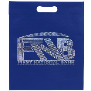 13W x 15H x 3 - Non-Woven Die Cut Bag - Sparkle 1 13W x 15H x 3 - Non-Woven Die Cut Bag - Sparkle 1
