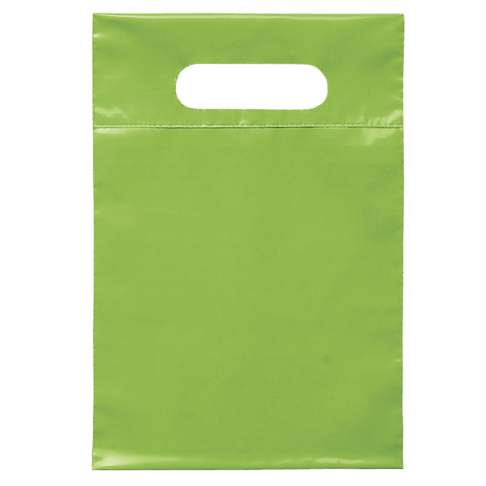 7W x 10½H Die Cut Handle Bag - Dynamic Color 1