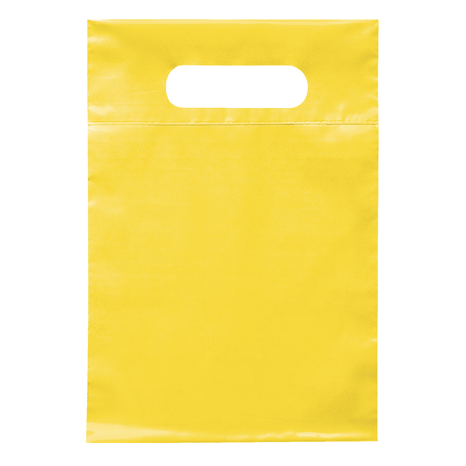 7W x 10½H Die Cut Handle Bag - Dynamic Color 1