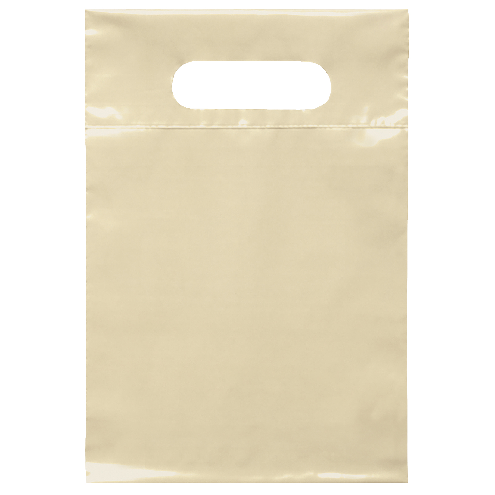 7W x 10½H Die Cut Handle Bag - Dynamic Color 1